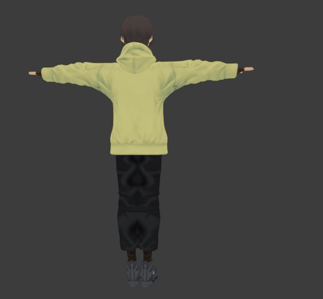 2 Cute Anime characters collection g7 Low-poly 3D model_11