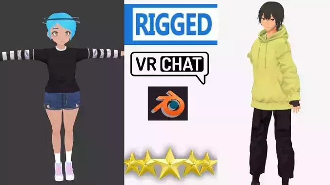 2 Cute Anime characters collection g7