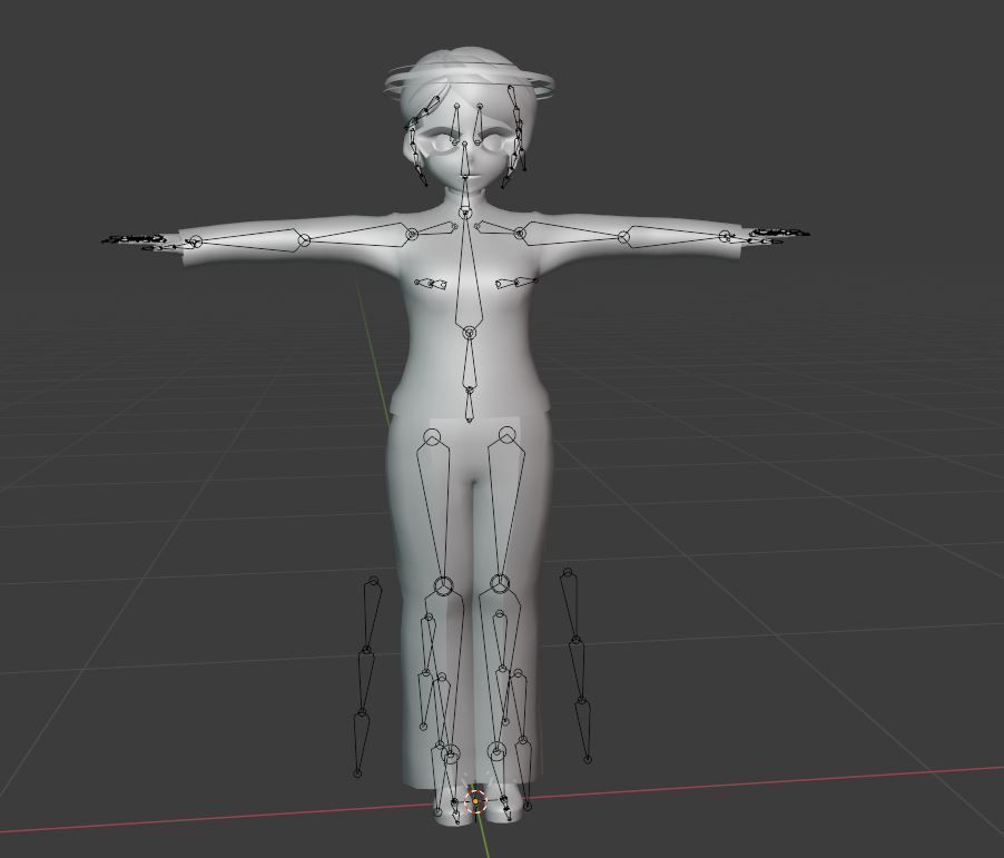 2 Cute Anime characters collection g7 Low-poly 3D model_20