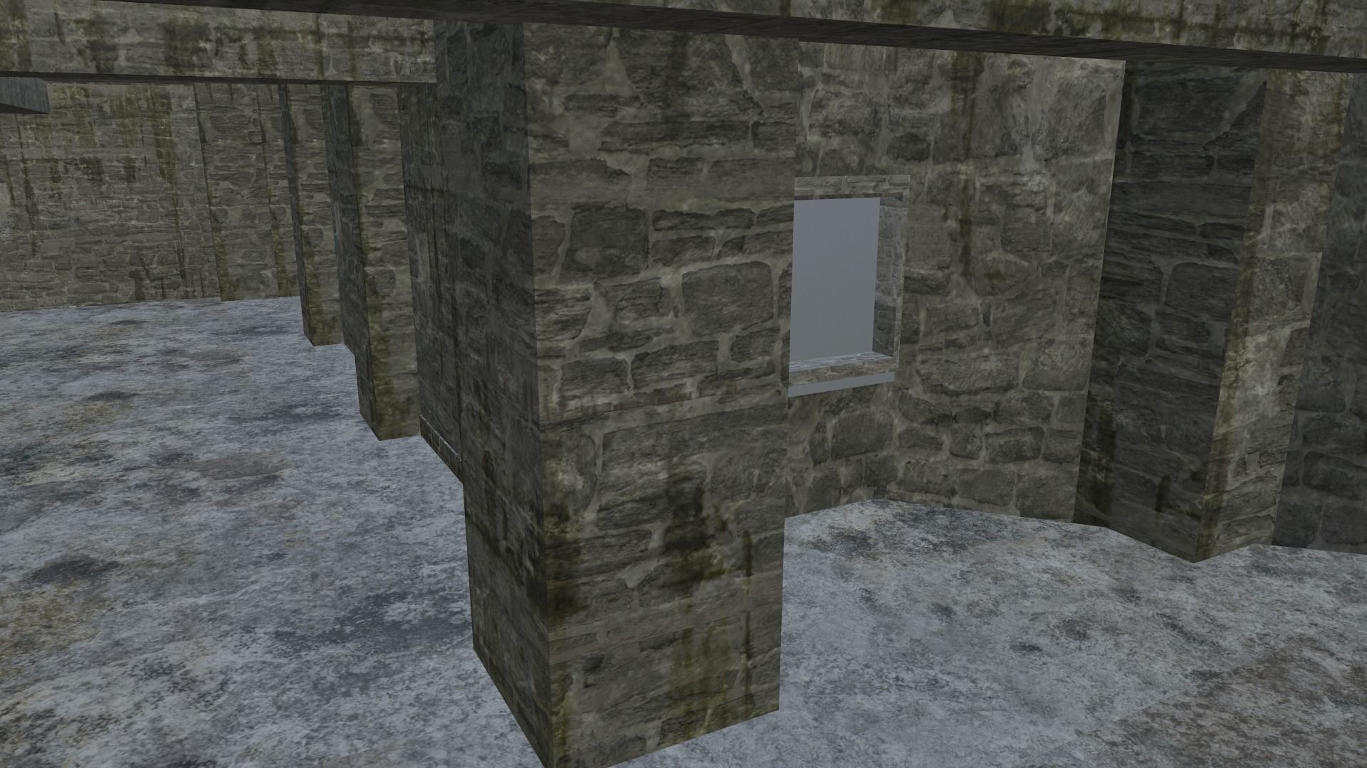 Building Old v2 Low-poly 3D model_9