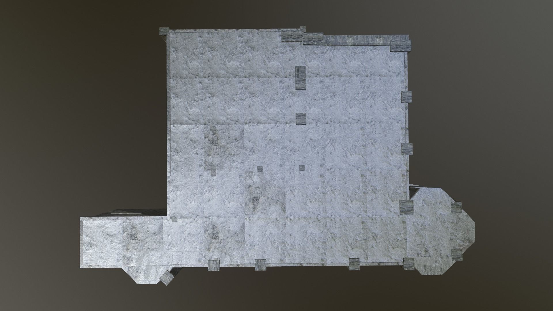 Building Old v2 Low-poly 3D model_7