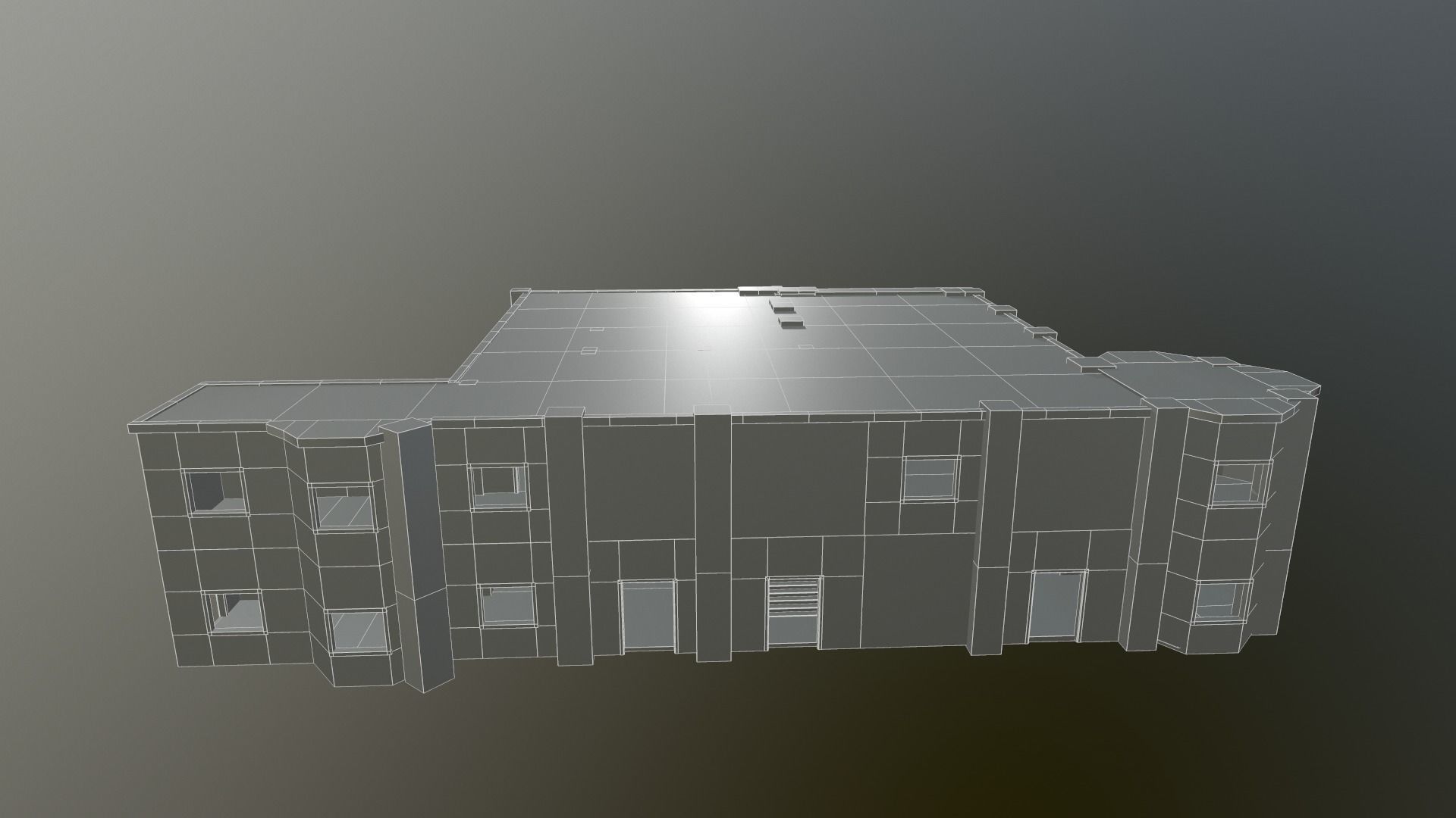 Building Old v2 Low-poly 3D model_12
