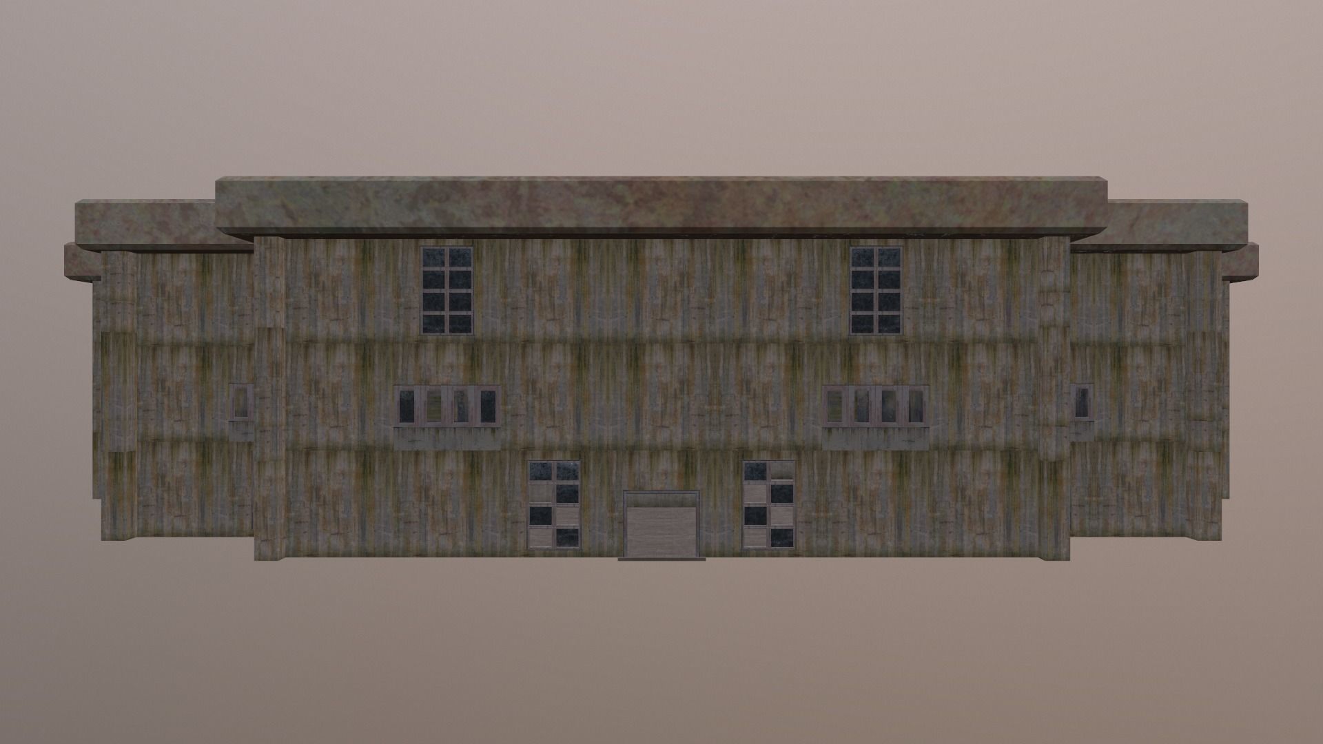 Building Old v3 Low-poly 3D model_1