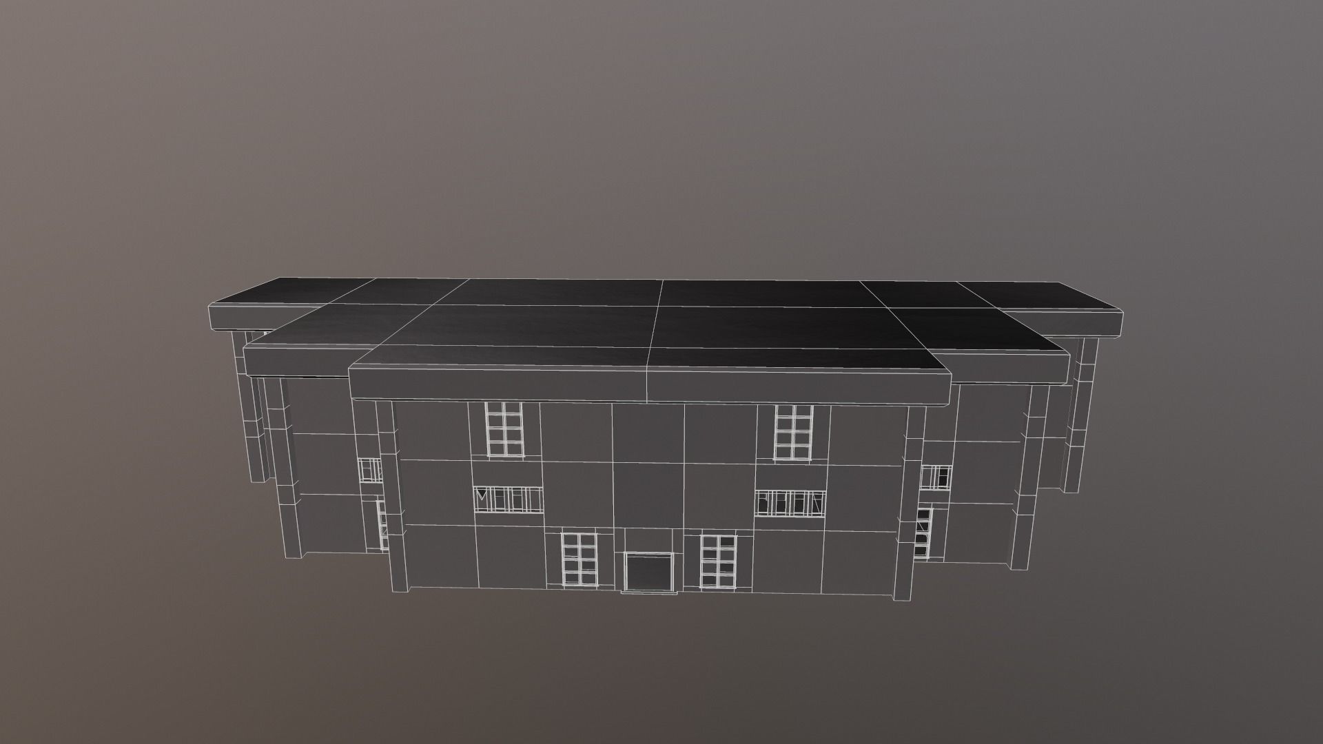 Building Old v3 Low-poly 3D model_16