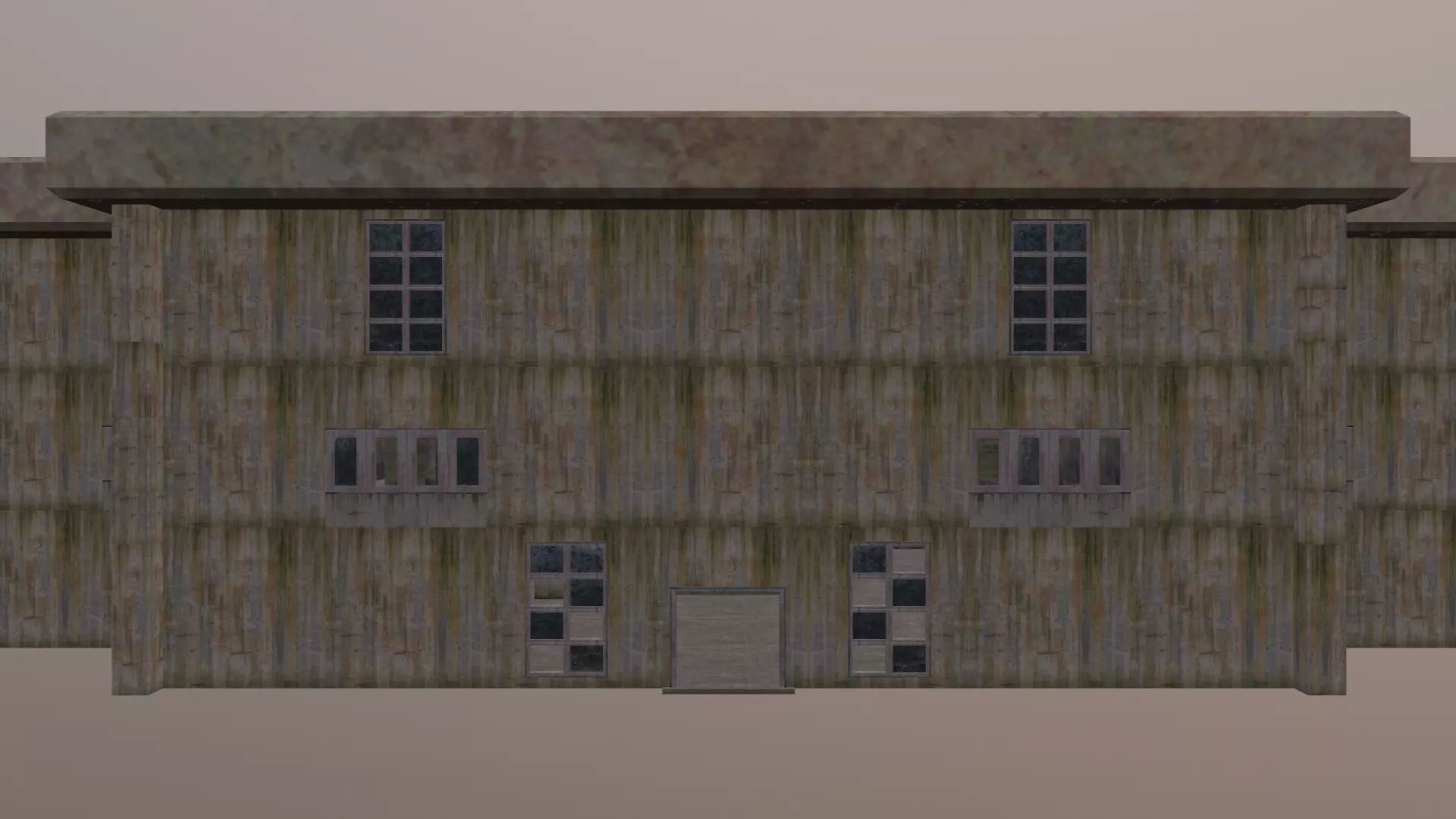 Building Old v3 Low-poly 3D model_0