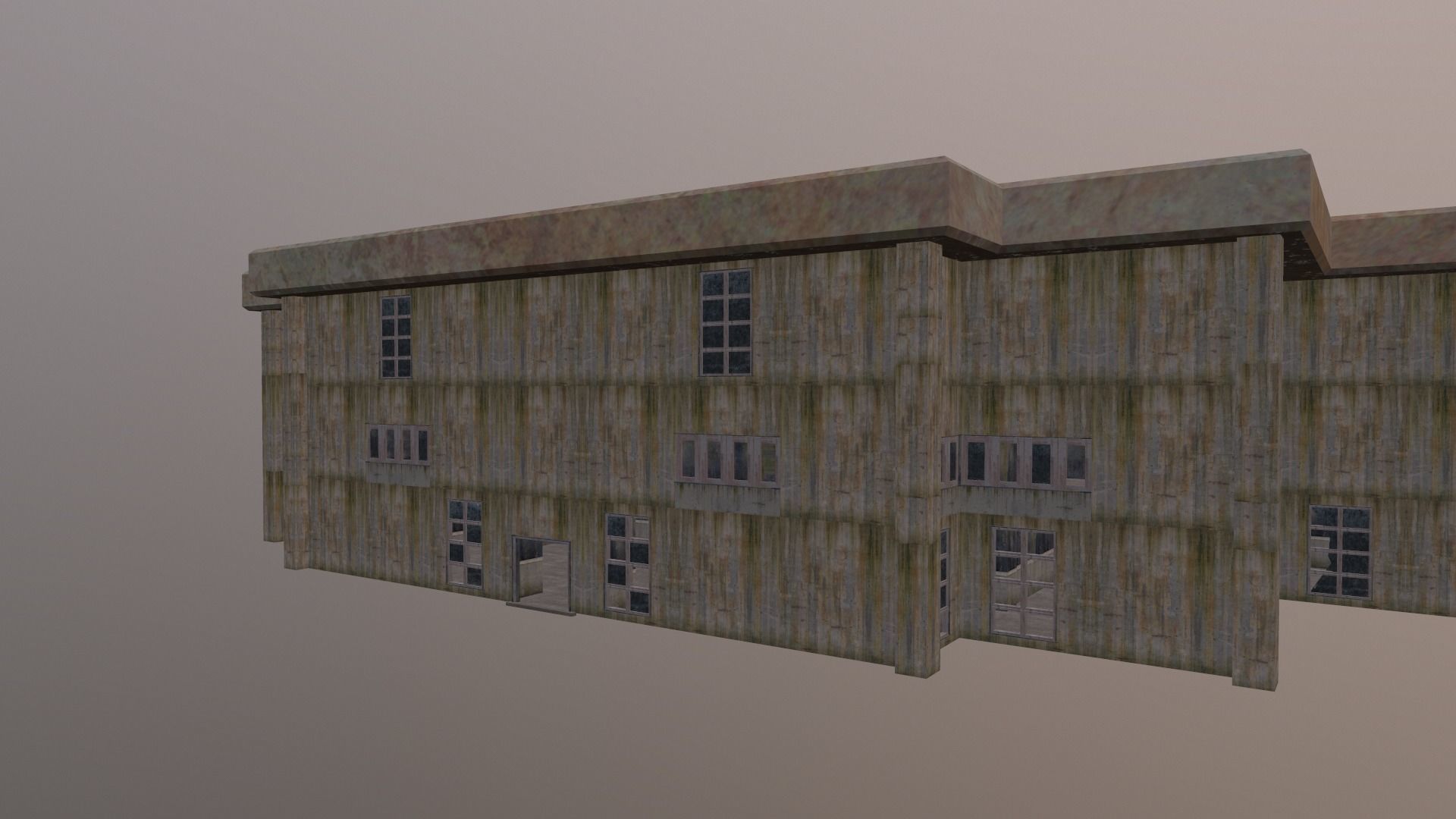 Building Old v3 Low-poly 3D model_2