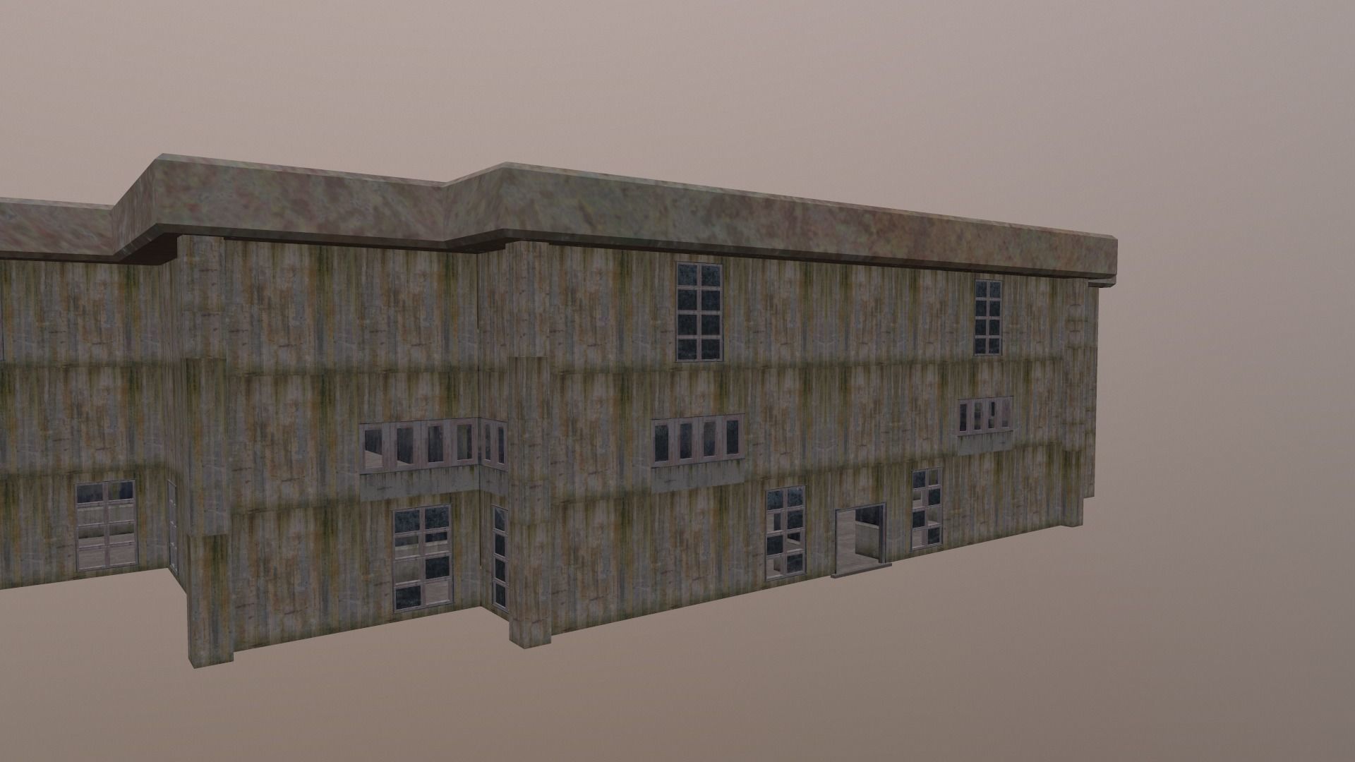 Building Old v3 Low-poly 3D model_3