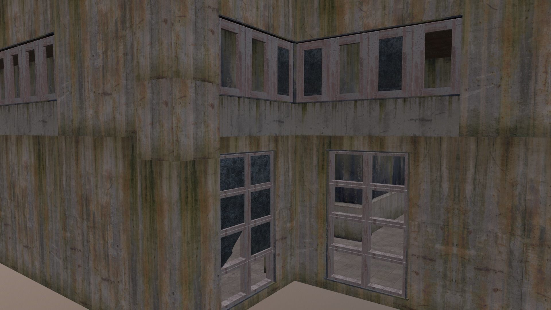 Building Old v3 Low-poly 3D model_7