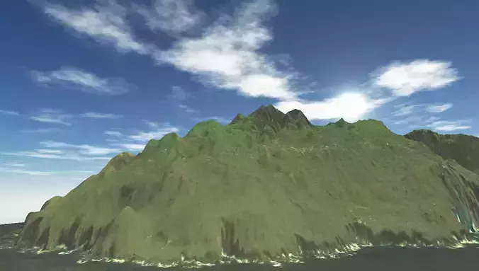 El Hierro Canary  Island  high level details 3D print and 3D model