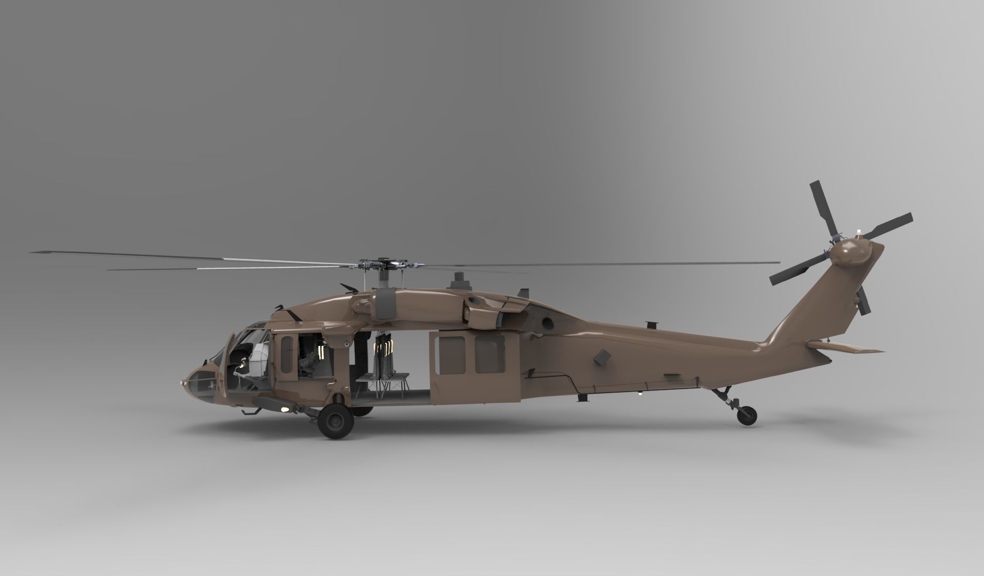 sikorsky UH-60 3D model_3