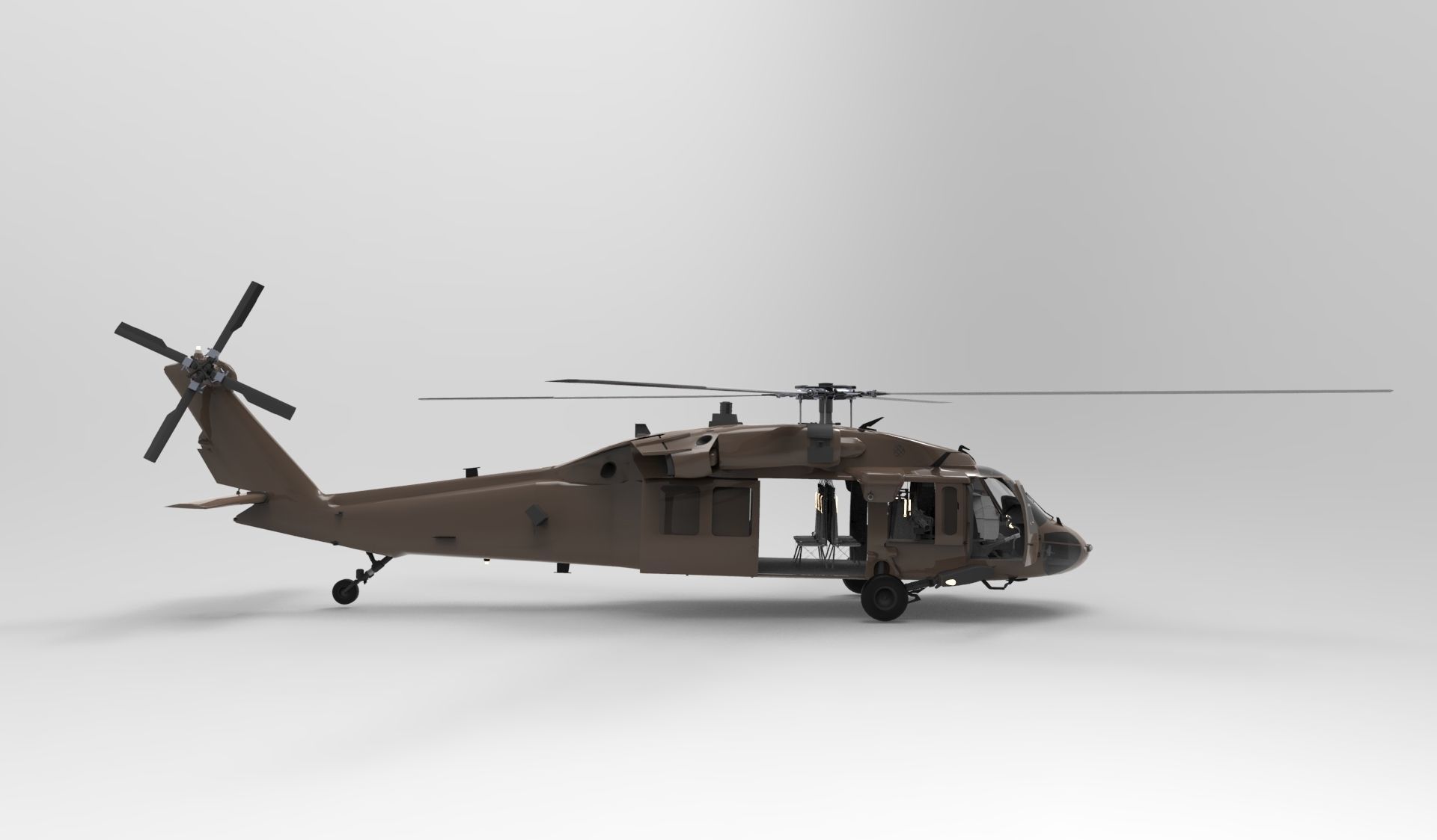 sikorsky UH-60 3D model_4