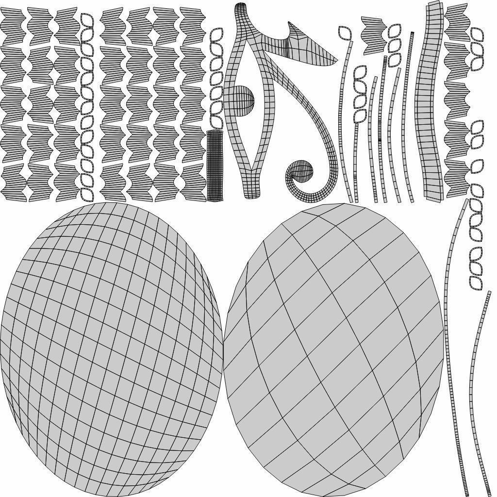 Locket with the eye of Horus  3D model_6