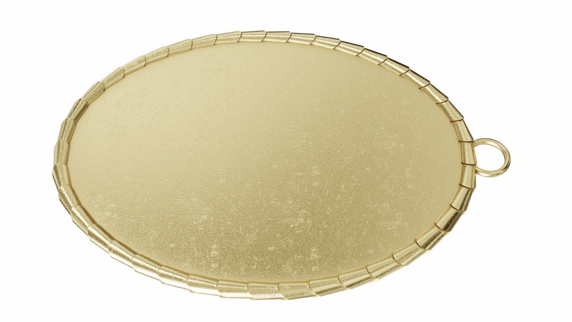 Locket with the eye of Horus  3D model_2