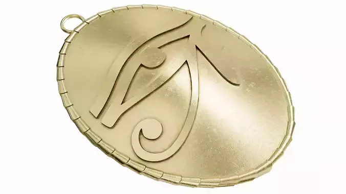 Locket with the eye of Horus 