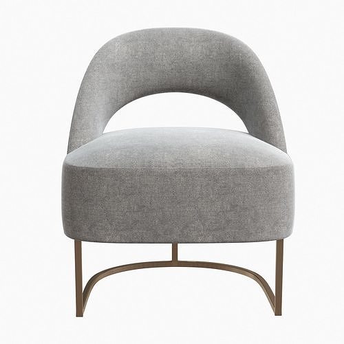 Alma Armchair Hugues Chevalier 3D model 6