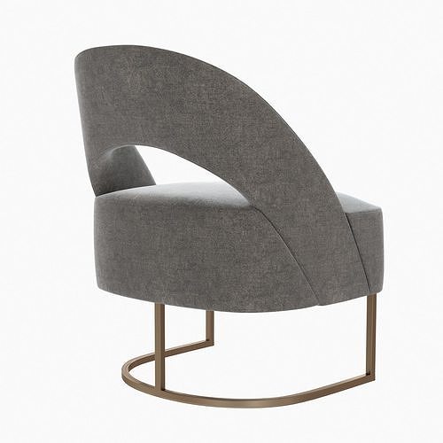 Alma Armchair Hugues Chevalier 3D model 4