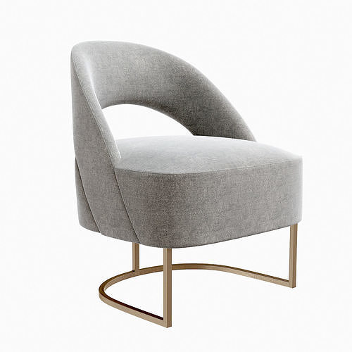 Alma Armchair Hugues Chevalier 3D model 3