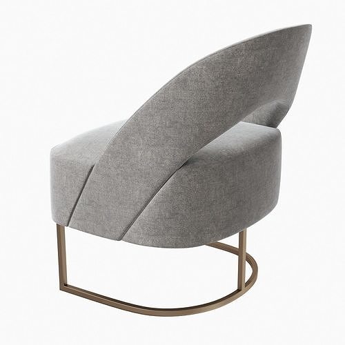 Alma Armchair Hugues Chevalier 3D model 5
