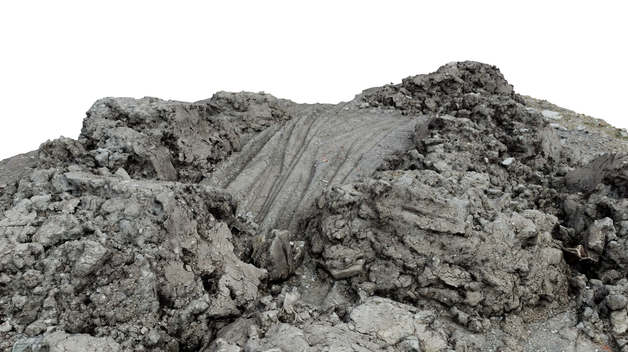 Dirt Construction Site Scan 3D model_10