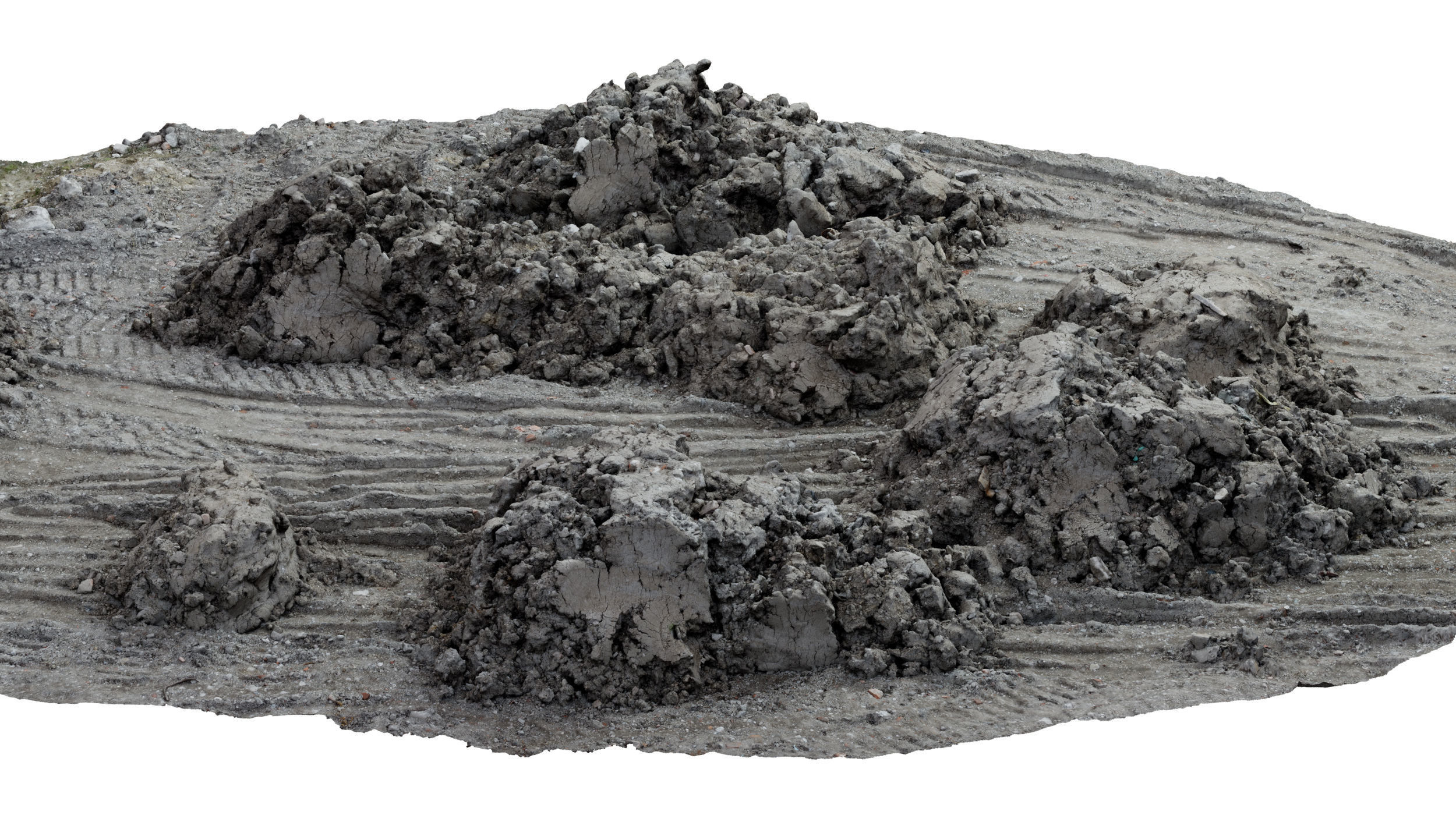 Dirt Construction Site Scan 3D model_8