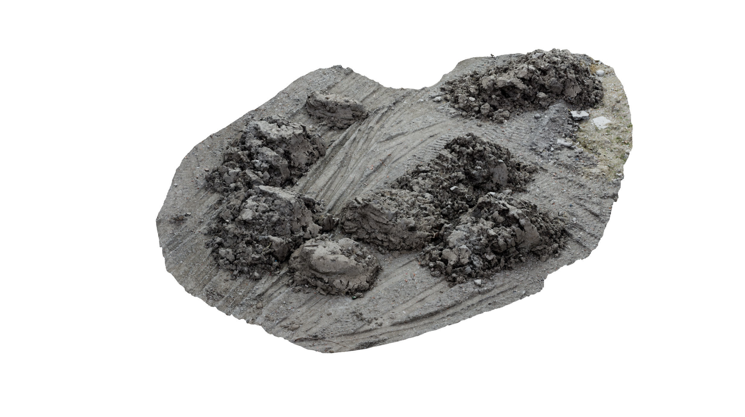 Dirt Construction Site Scan 3D model_5