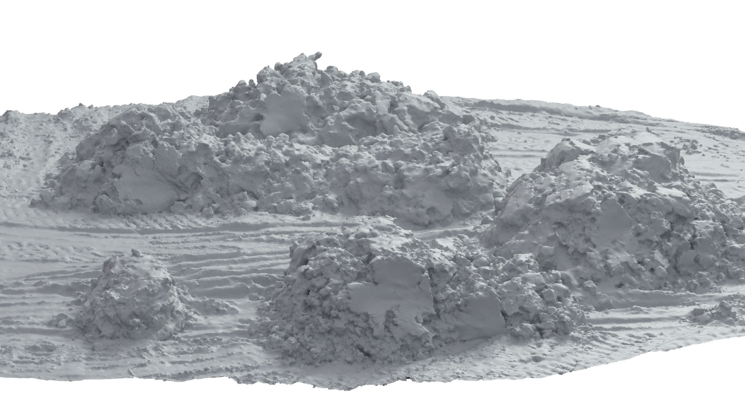 Dirt Construction Site Scan 3D model_1