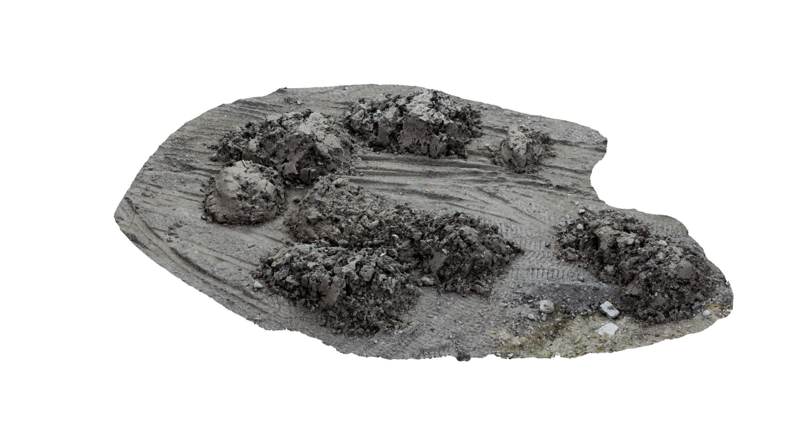 Dirt Construction Site Scan 3D model_6