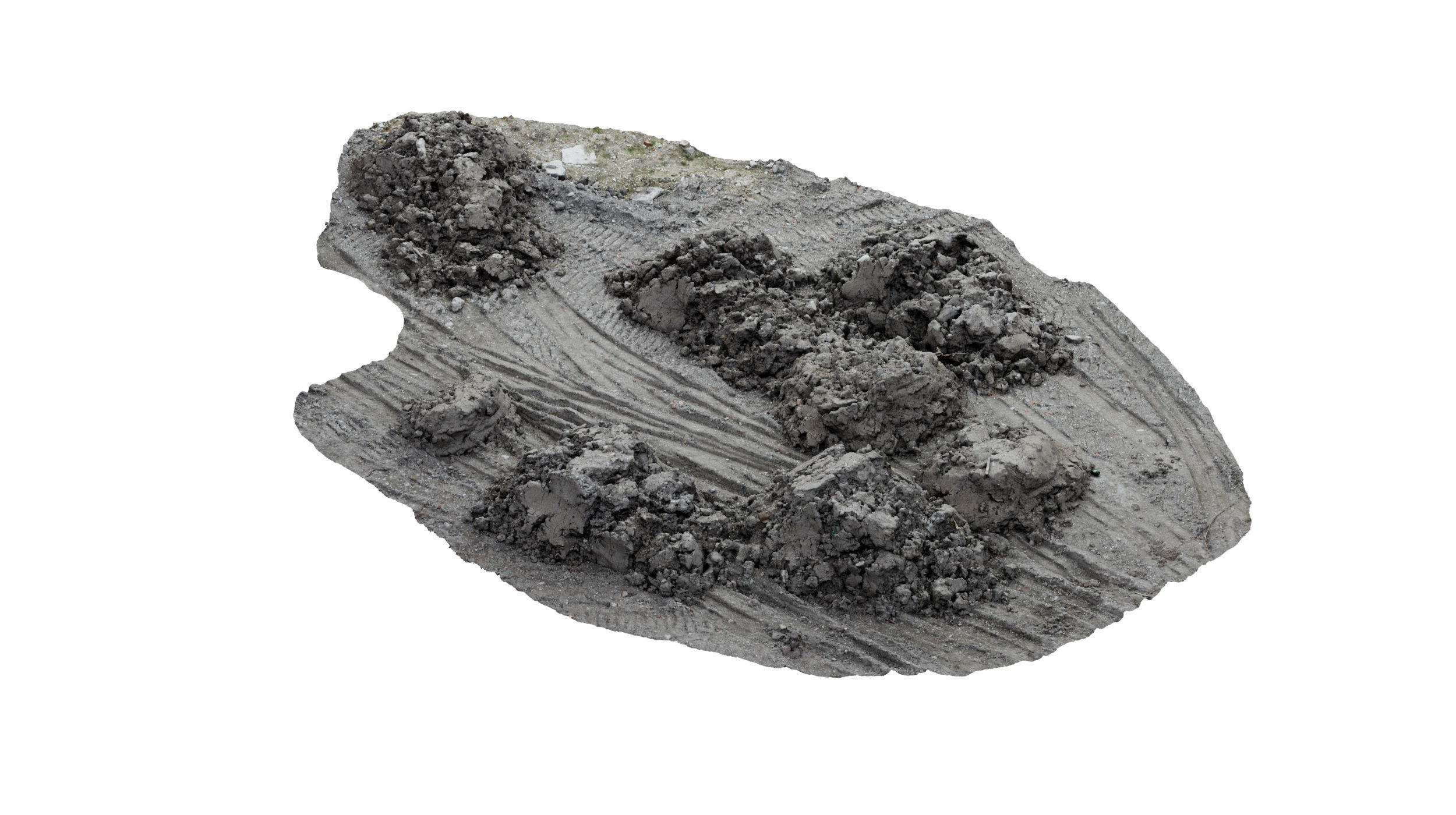 Dirt Construction Site Scan 3D model_4