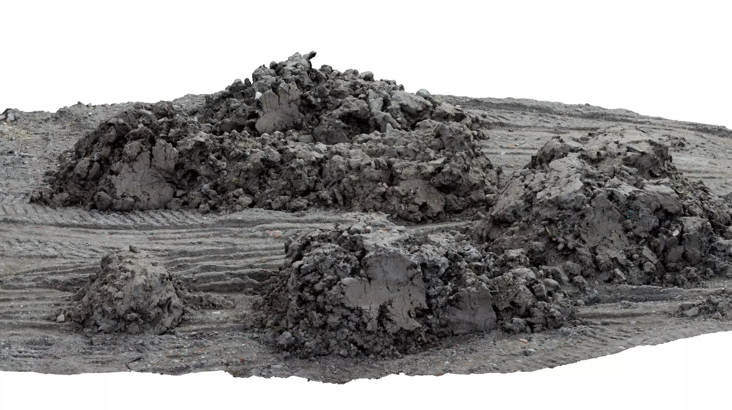 Dirt Construction Site Scan 3D model_0