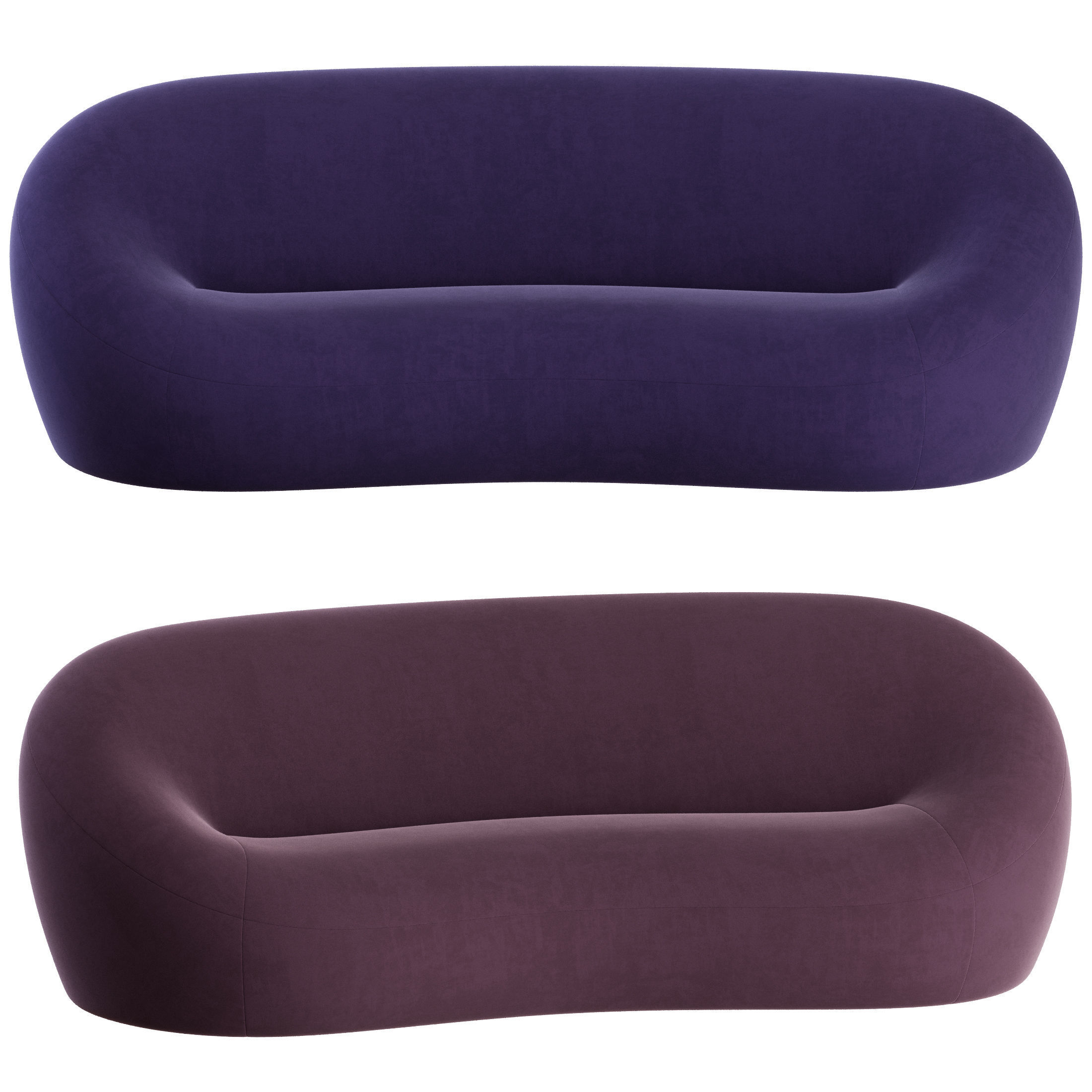 Mid Sofa C by Pierre Paulin 3D model_5