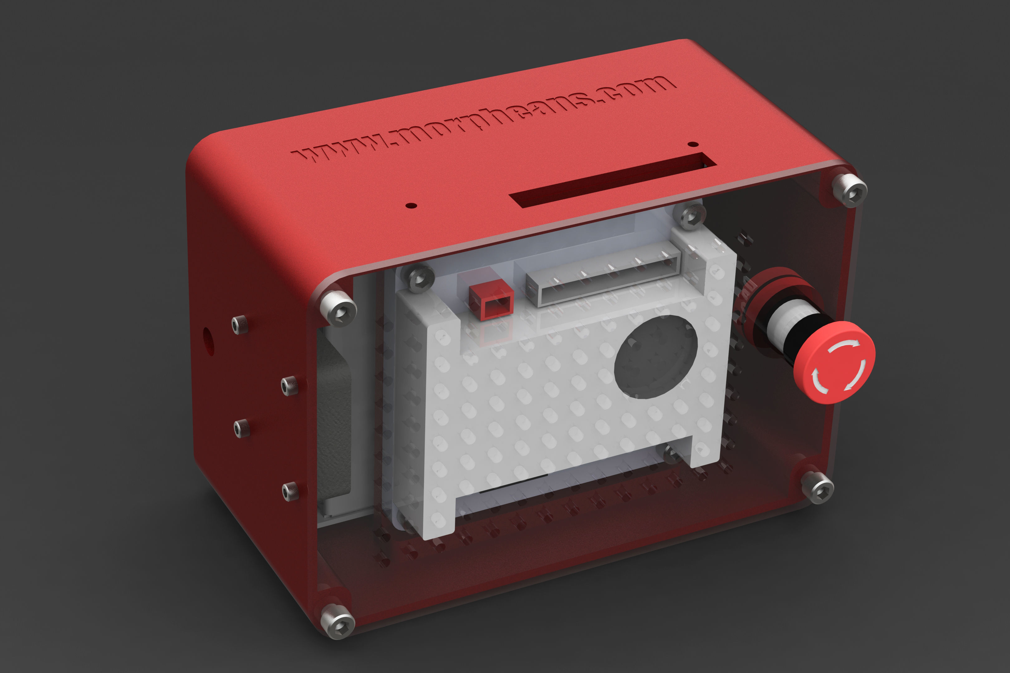 3018 CNC printable enclosure 3D print model_1