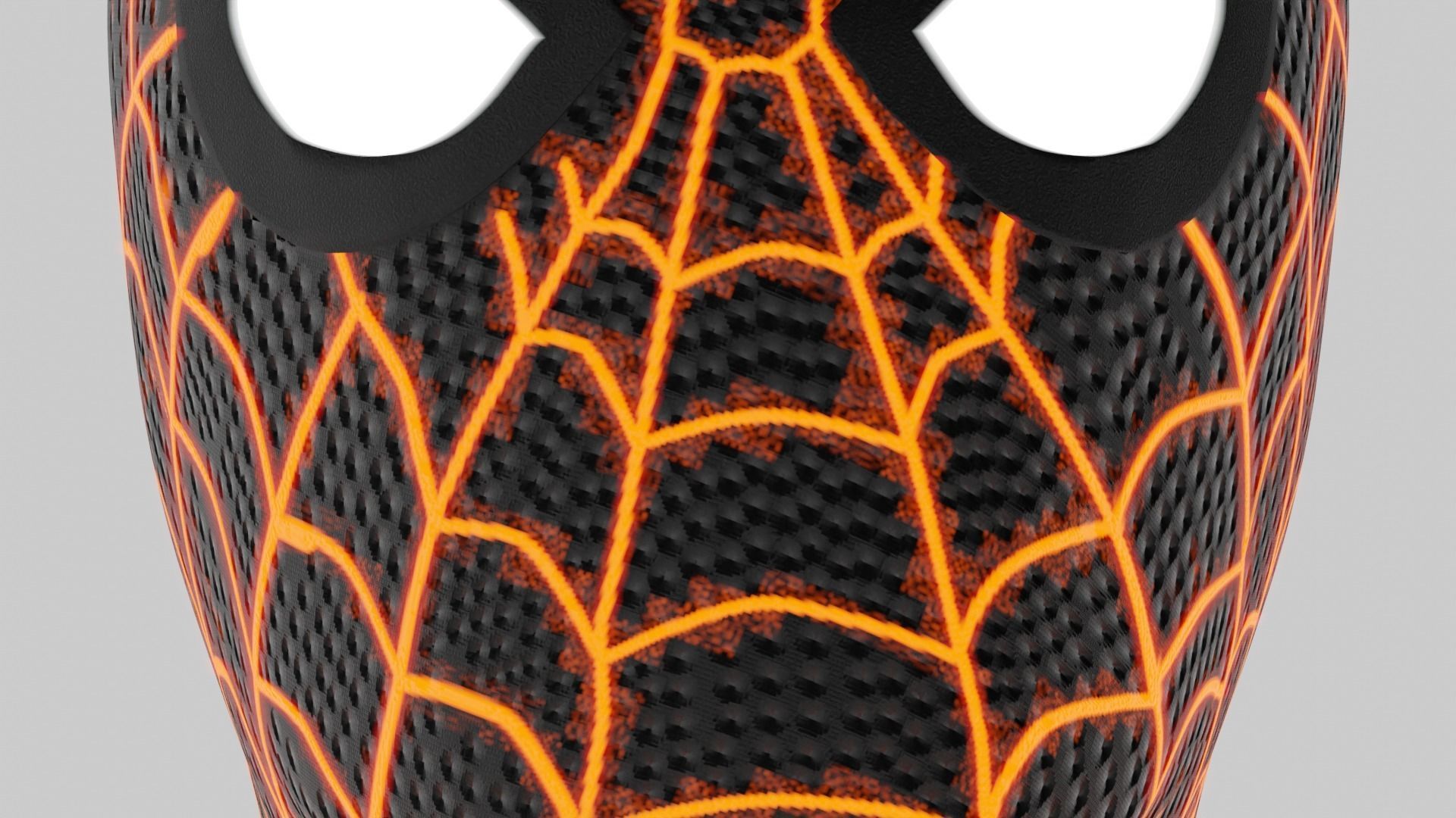 Cyber Spider Man Low-poly 3D model_5