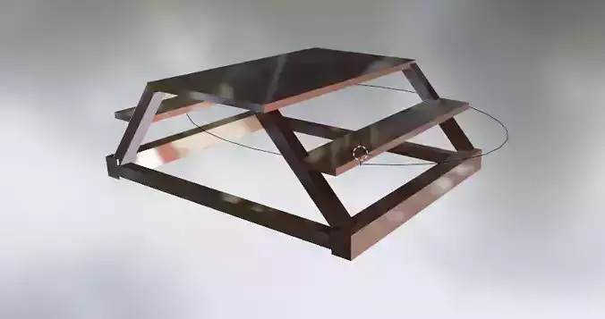 outdoor table lunchtime table