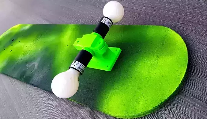 SkateBoard Lamp 3D print model
