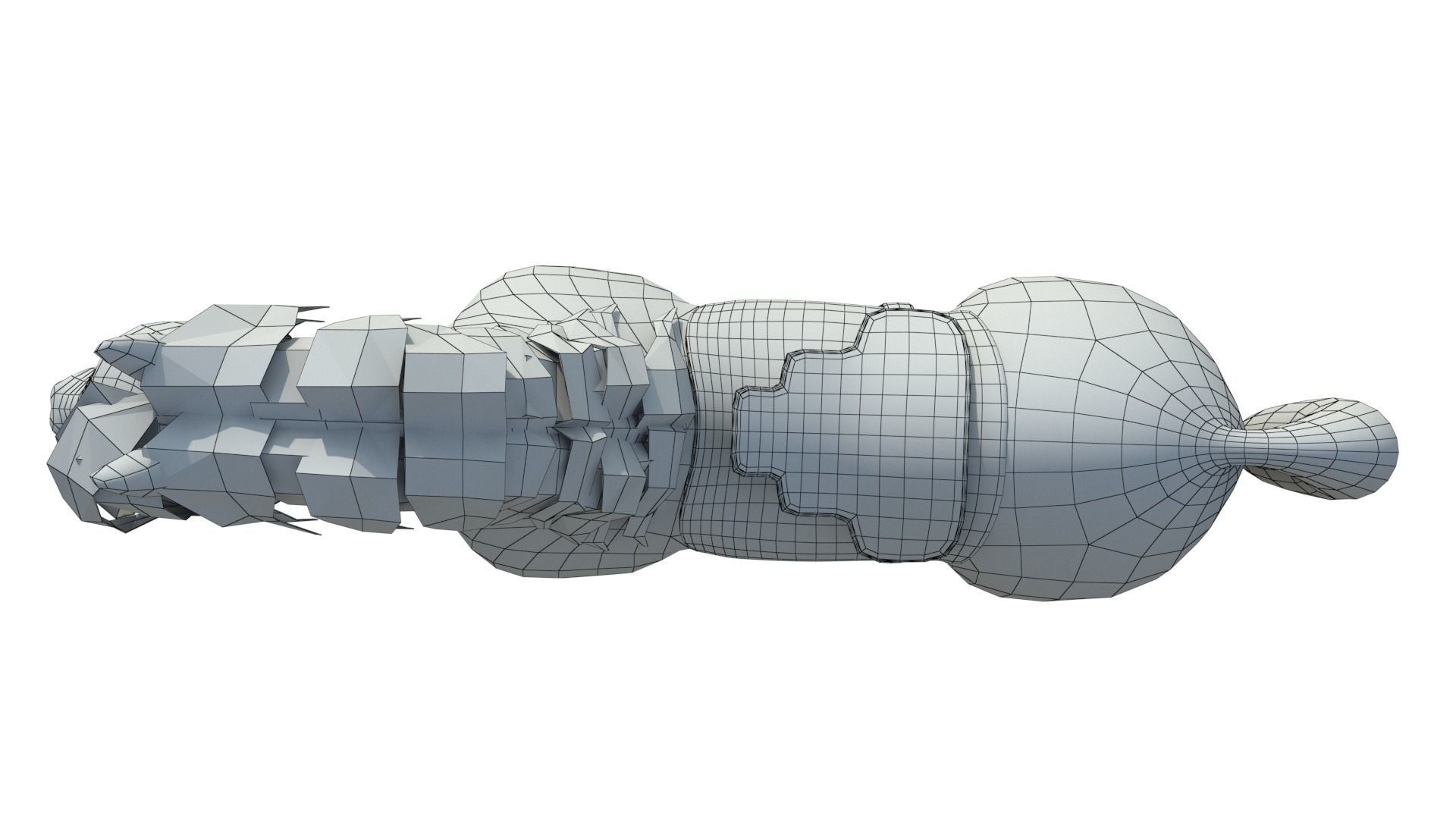 Cartoon Horse 3D model_19