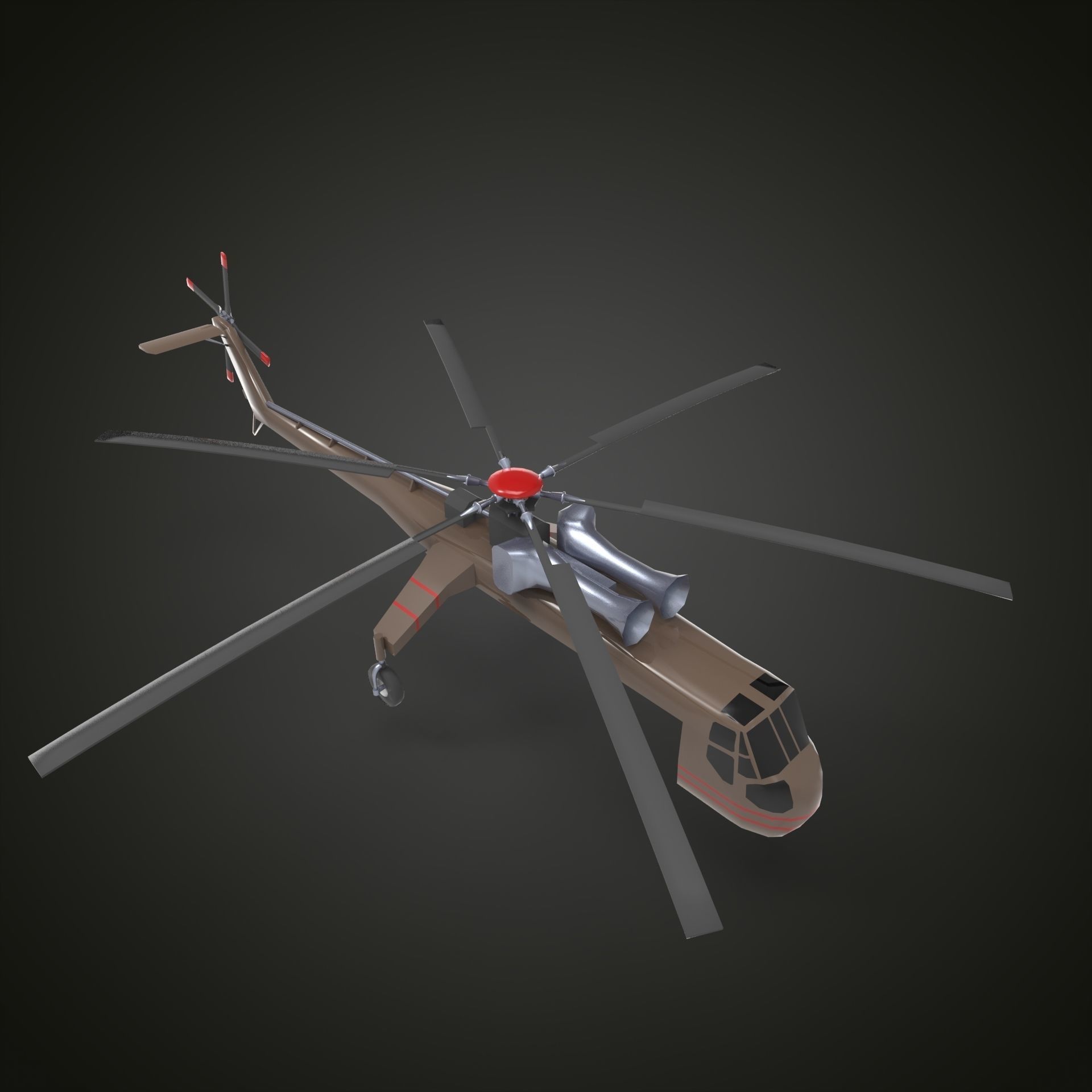  Sikorsky CH-54 3D model_6