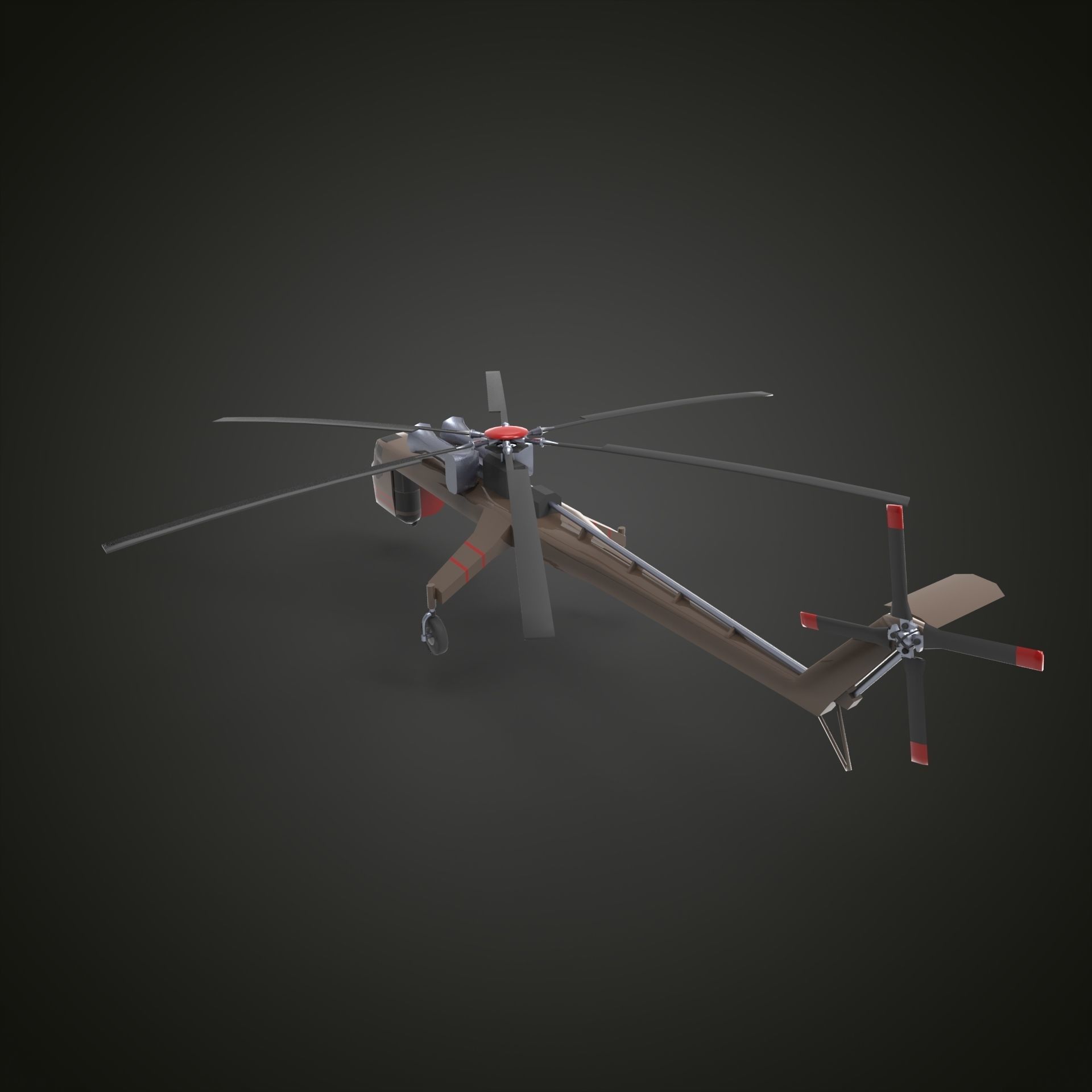  Sikorsky CH-54 3D model_7