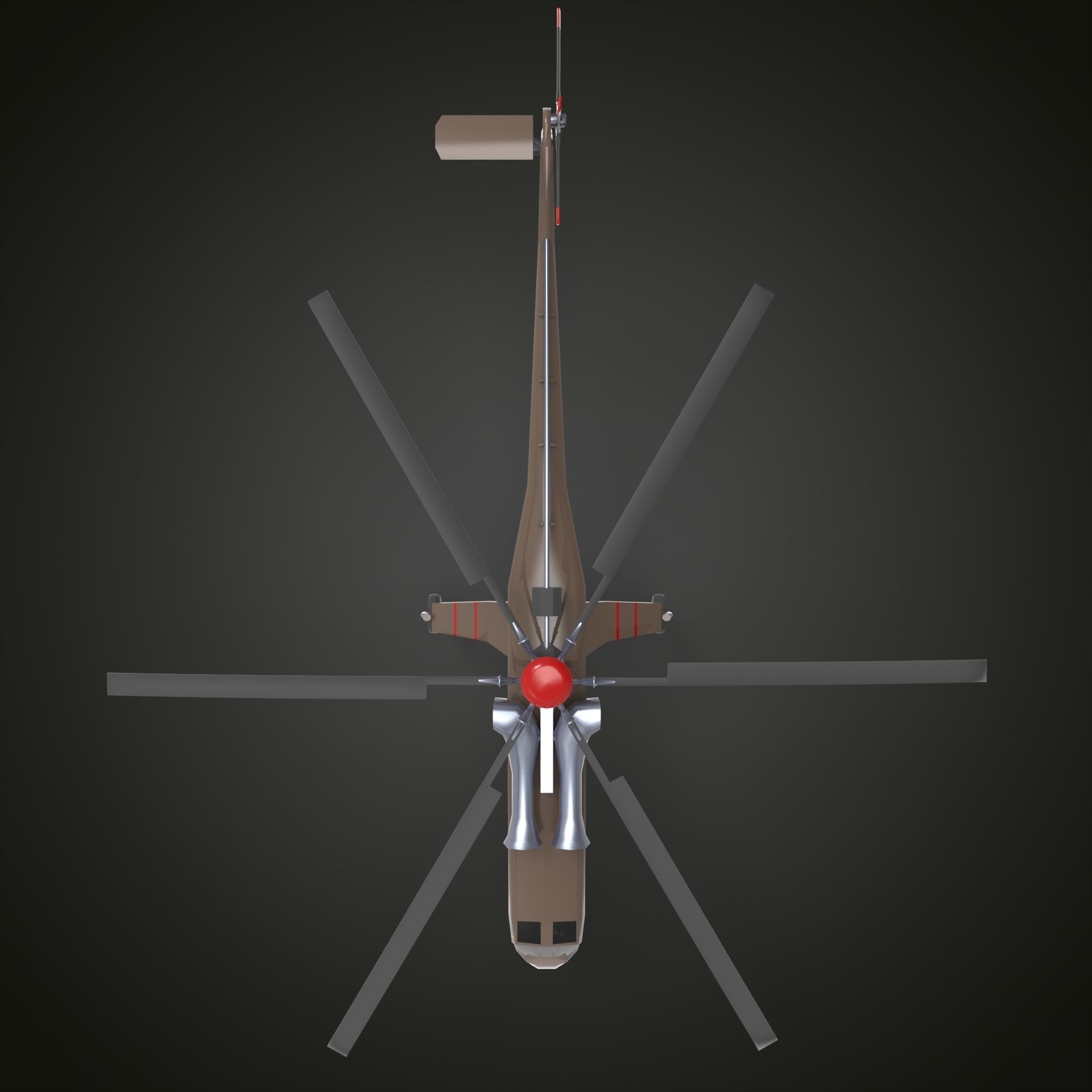  Sikorsky CH-54 3D model_4