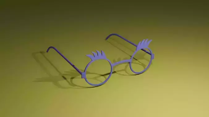 Funny sunglasses frame 3D print model
