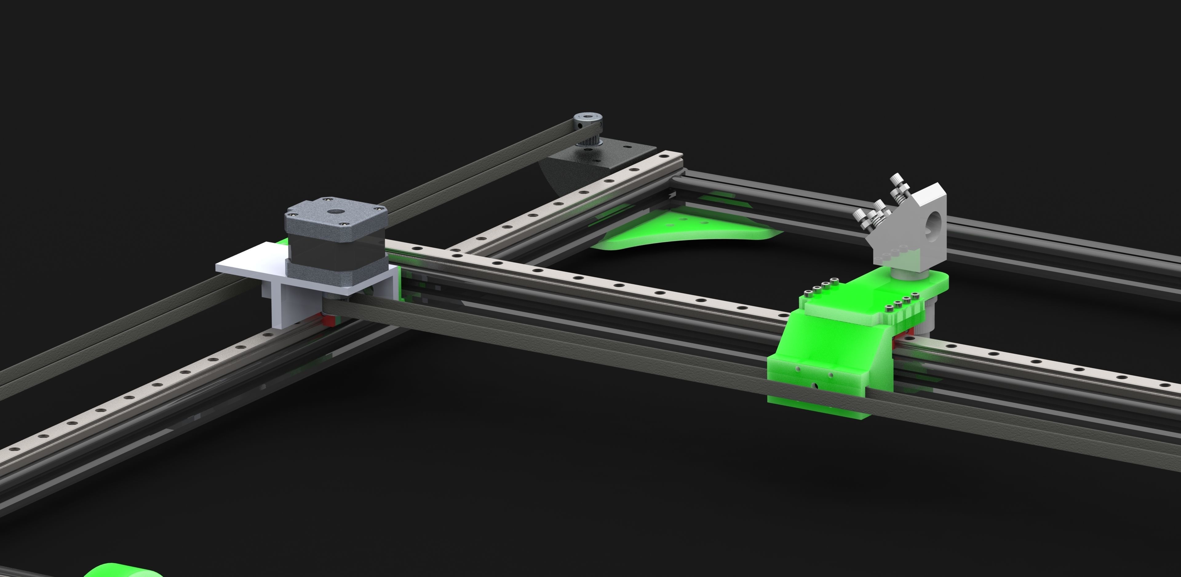GIANT K40 prokect - All the parts to build your CO2 laser cutter 3D print model_2