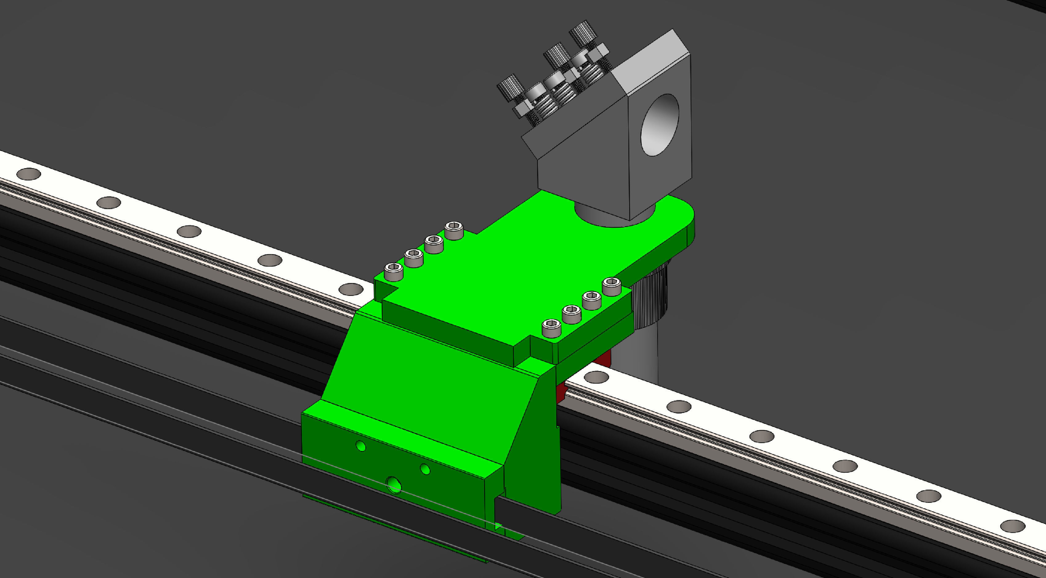 GIANT K40 prokect - All the parts to build your CO2 laser cutter 3D print model_3