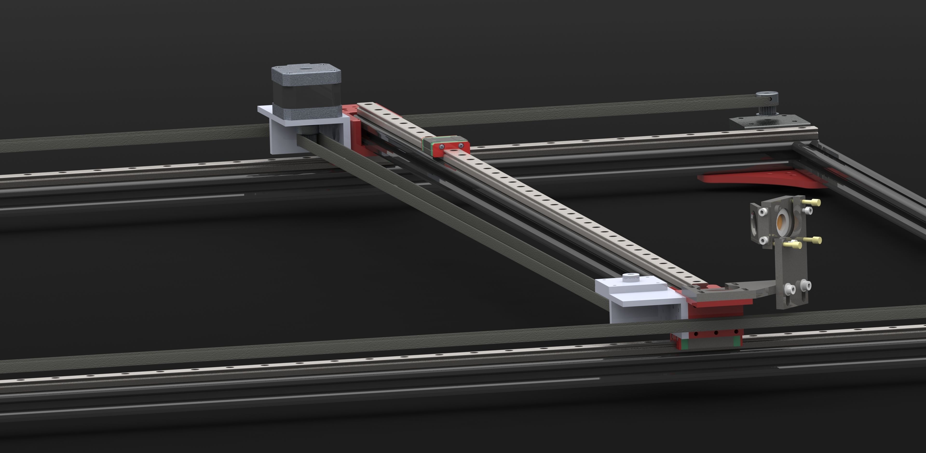 GIANT K40 prokect - All the parts to build your CO2 laser cutter 3D print model_8