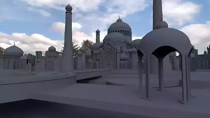 Fantasy Castle 3d Model