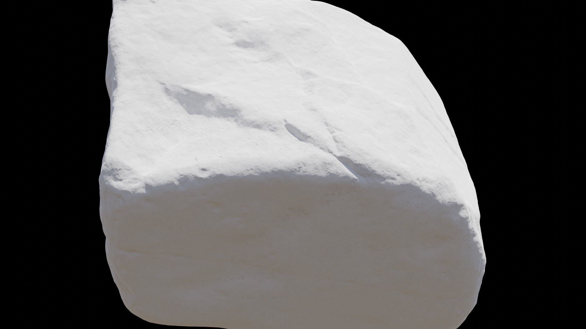 Riverbed Rock 3D model_4