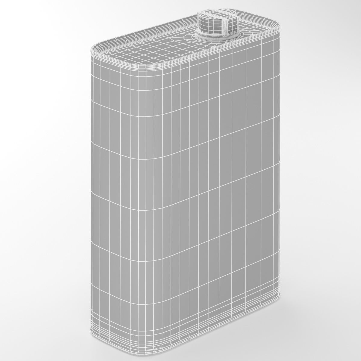 Motor oil canister 3D model_2
