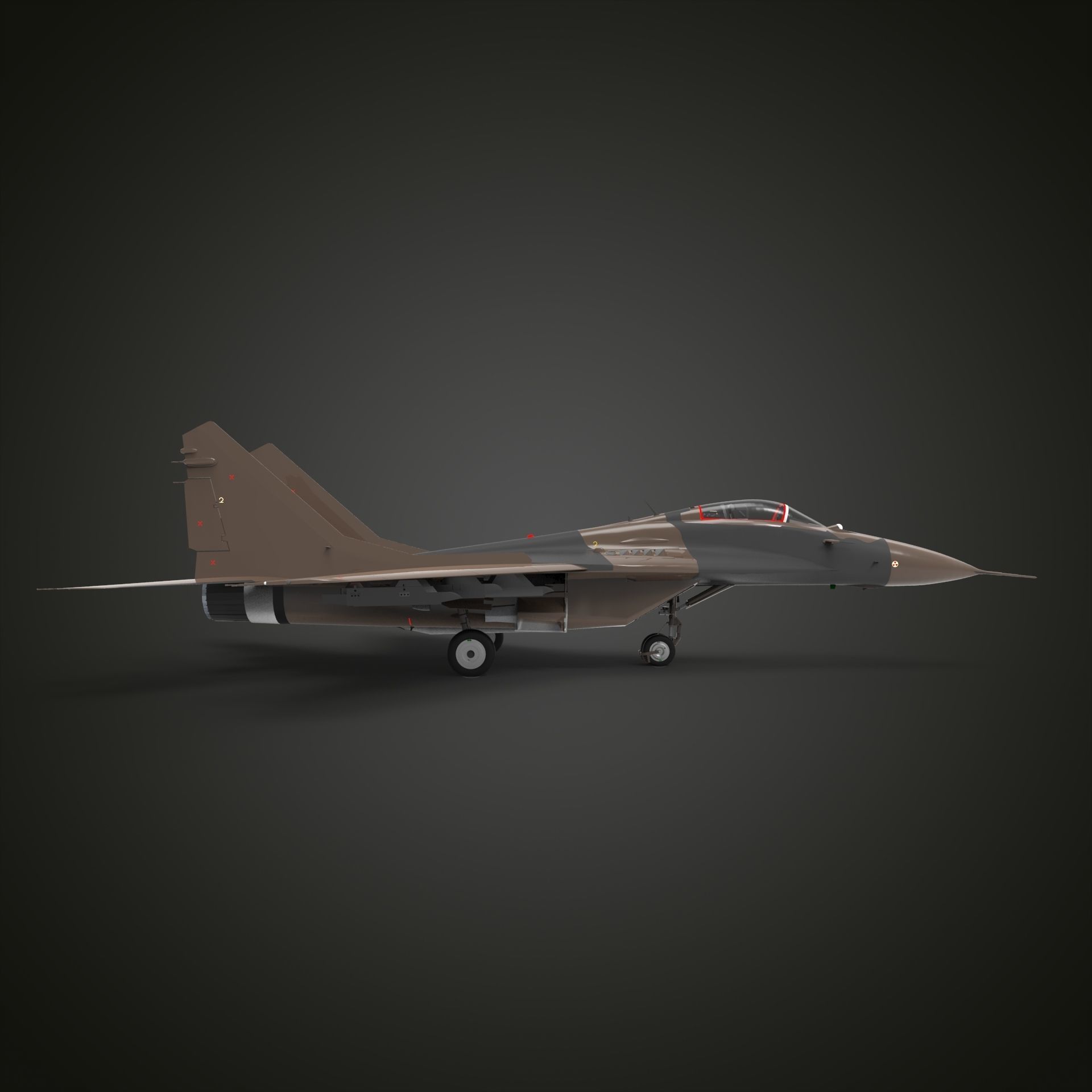 Mikoyan MiG-29 3D model_2