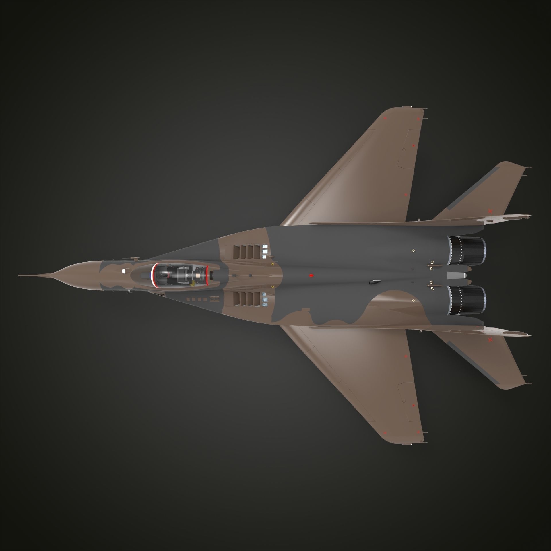 Mikoyan MiG-29 3D model_5