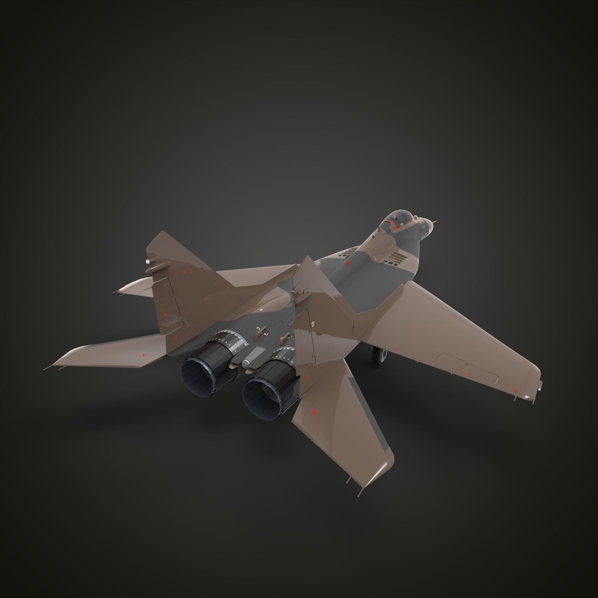 Mikoyan MiG-29 3D model_7