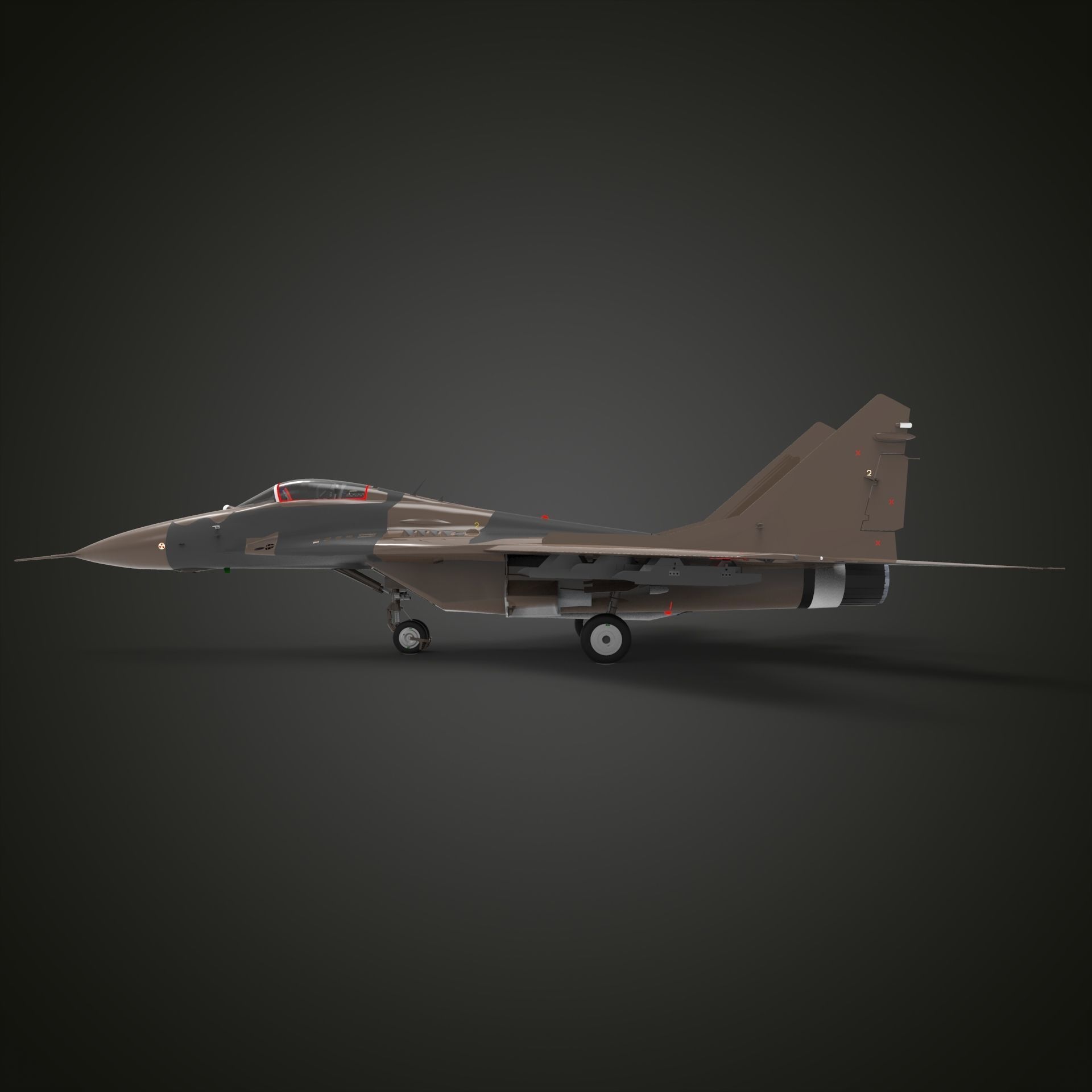 Mikoyan MiG-29 3D model_1