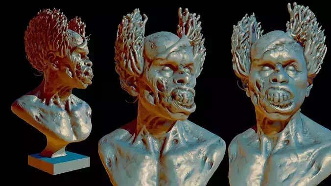Zombie for 3D printing